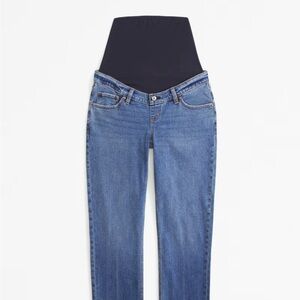 Abercrombie Maternity Jeans “The 90’s Straight” size 33/16 Long
